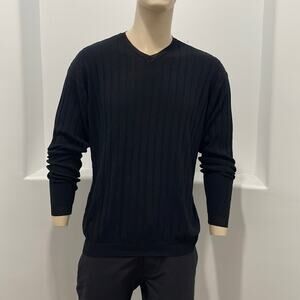 Kenneth Cole New York Men’s Long Sleeve  Sweater Shirt  Black Size XL